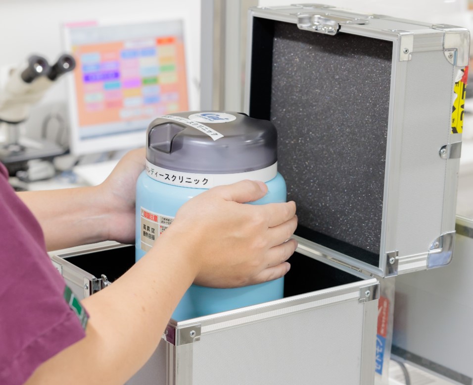 胚・精子の移送について